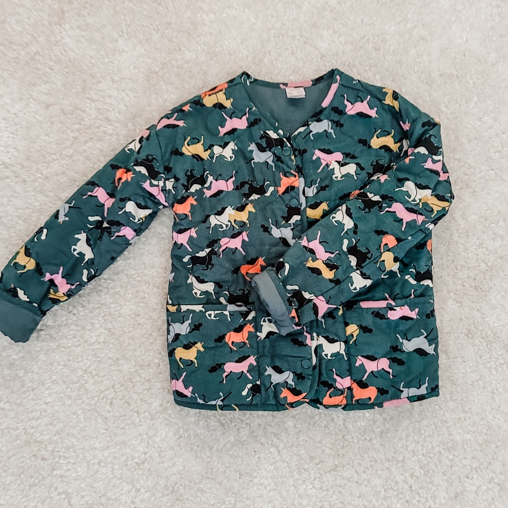 Hanna Andersson Jacket - Multicolor Horse Print